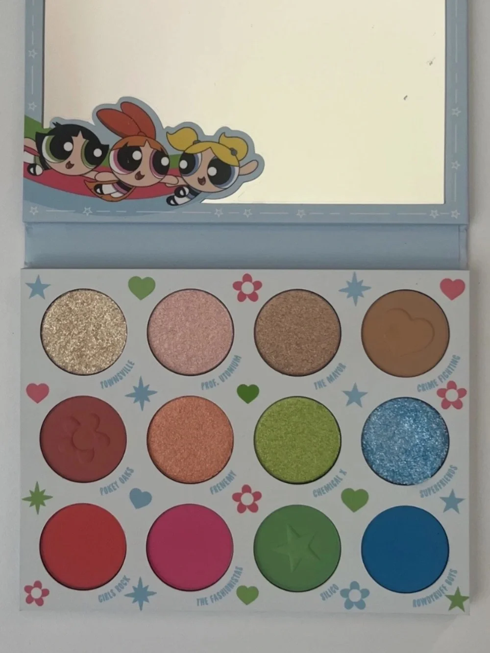 ColourPop Powerpuff Girls Palette - Blue, Pink, Green